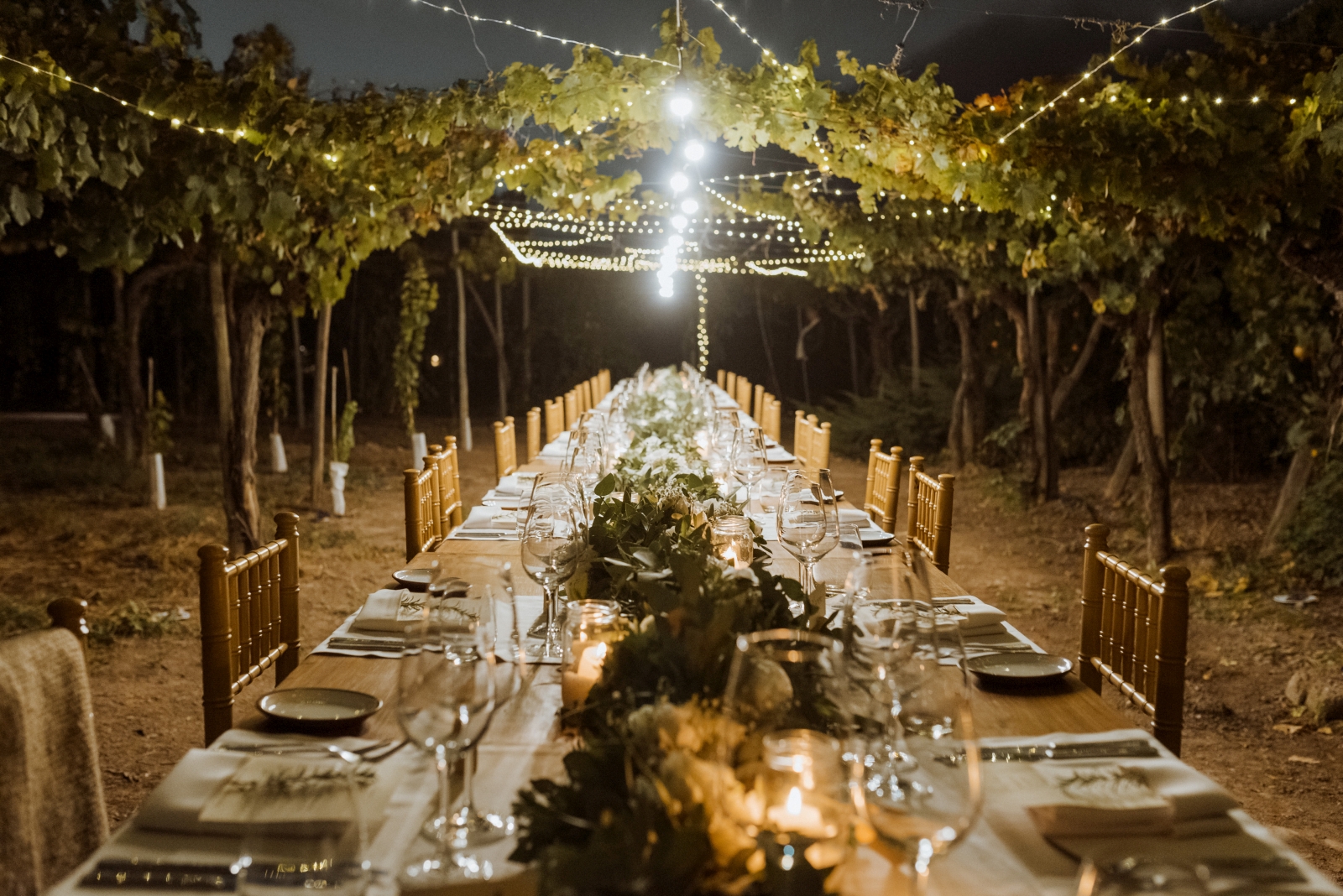 Outdoor Dining at Cavas Wine Lodge in Argentina
