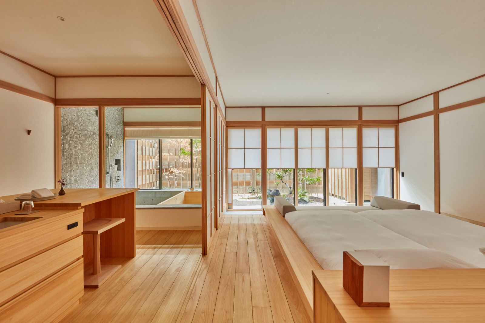 Guest room at Azumi Setoda on Ikuchijima island in the Seto Inland Sea