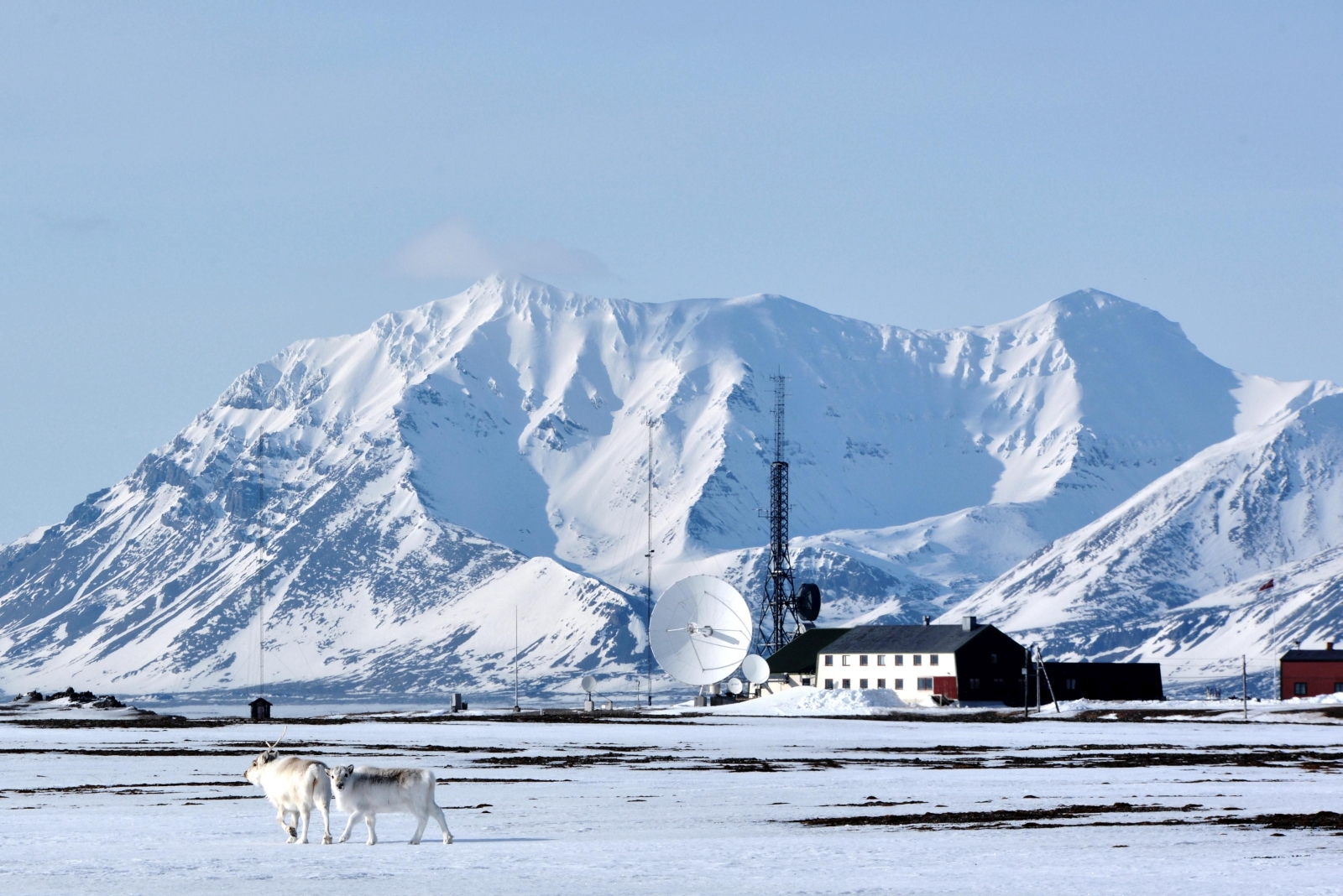 Winter at Basecamp Isfjord Radio Adventure Hotel in Svalbard Norway