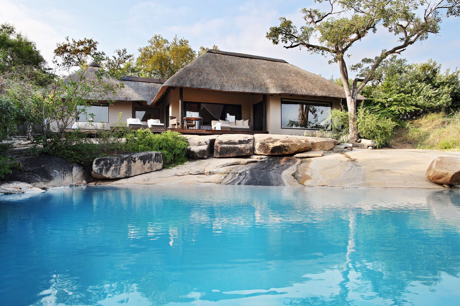 Pool at Londolozi Granite Suites in South Africa