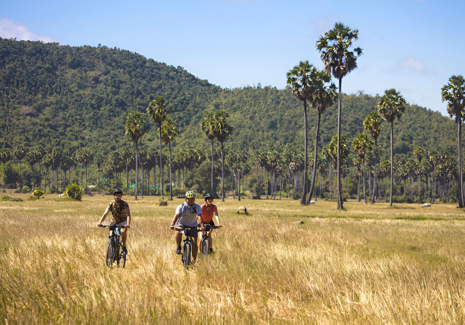 Cycling excursion from the Aqua Mekong river cruise in Vietnam