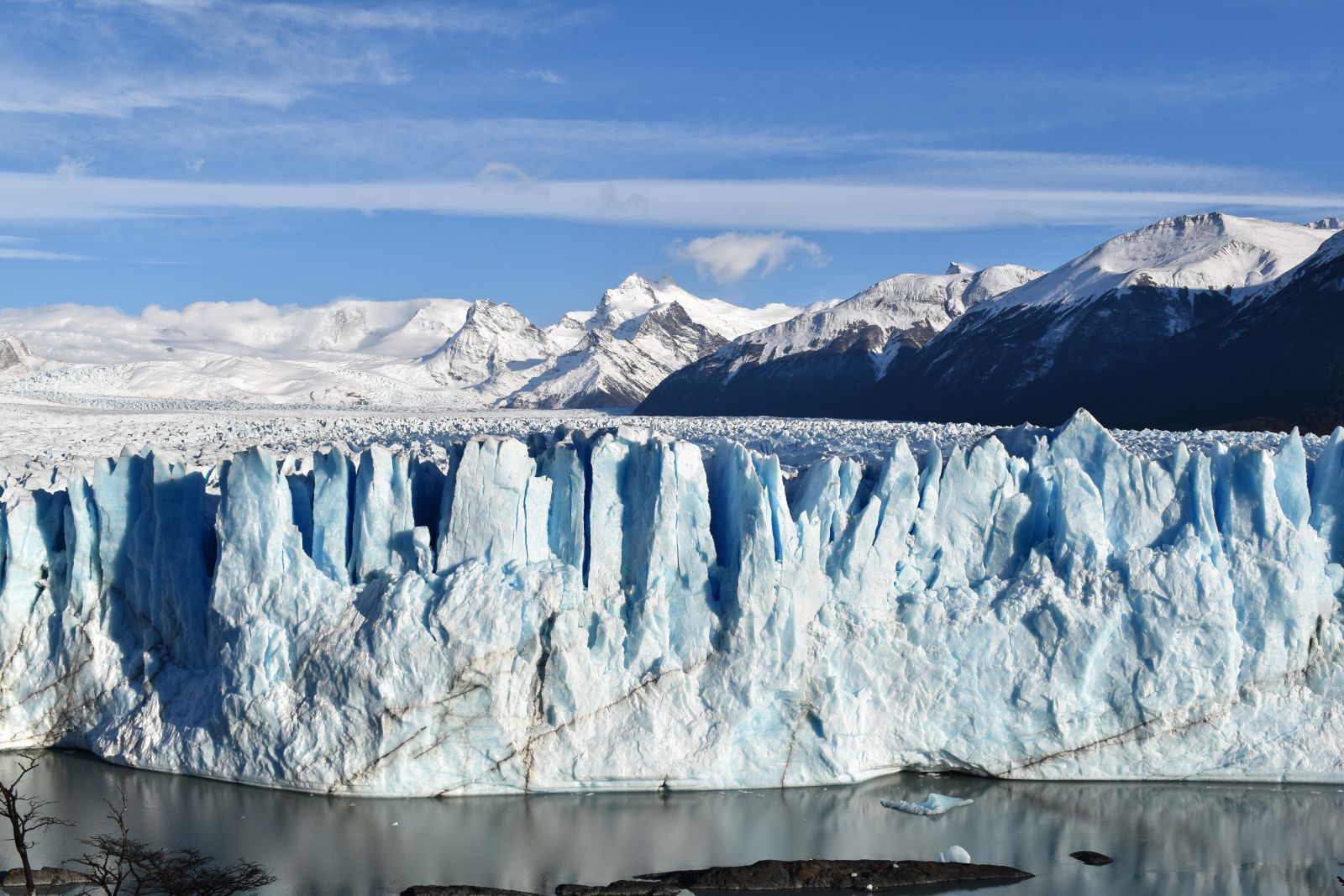 The face of the Perito Moreno glacier in Patagonia Argentina