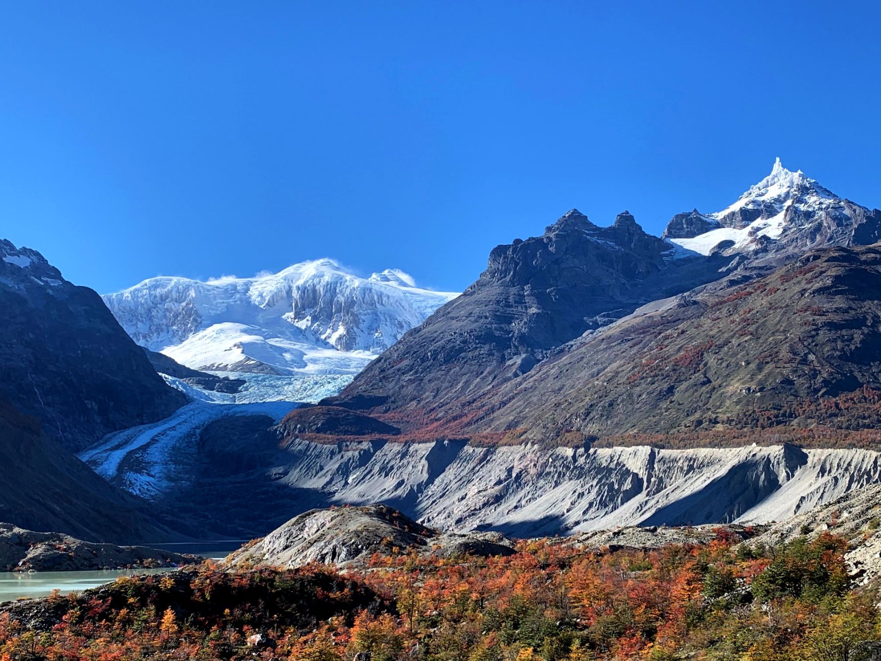 Glacier seen on an excursion from Explora Patagonia National Park lodge in Chile