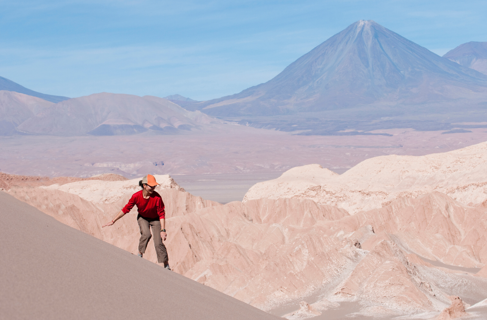 Sandboarding in Death Valley, Chile