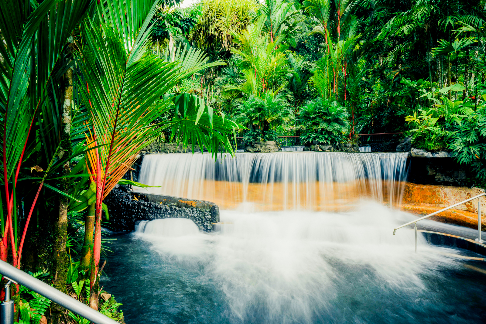 Hot springs in Arenal Volcano National Park