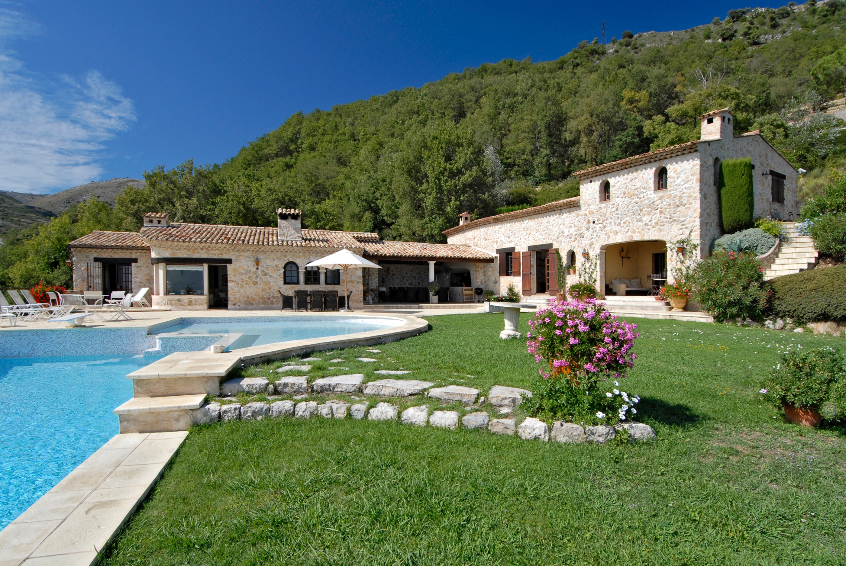 exteriors of Les Hauts de Vence, Cote dAzur