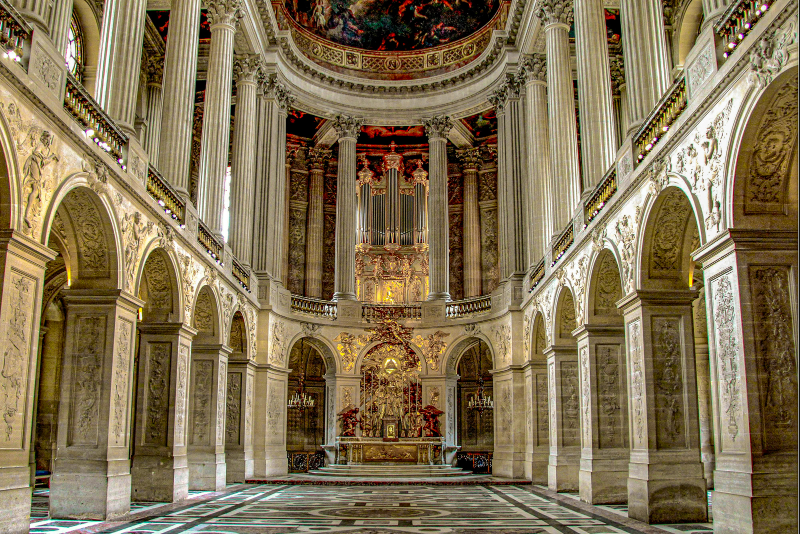 Interior of the Palace of Versailles