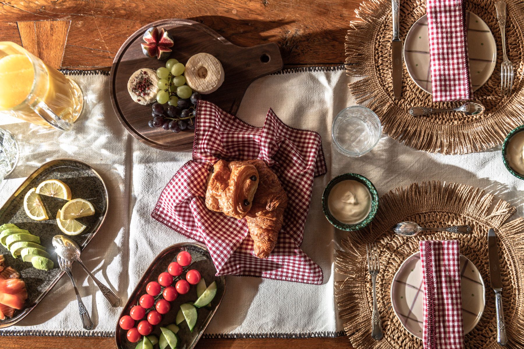 Breakfast at Villa Mouries in Provence