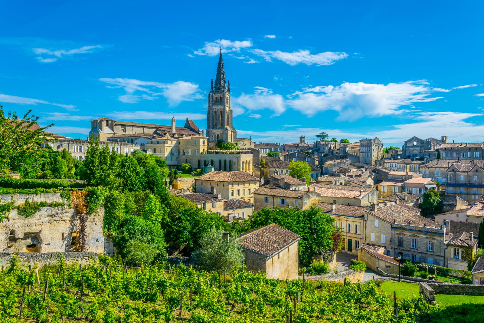 St Emilion in the Bordeaux region of France