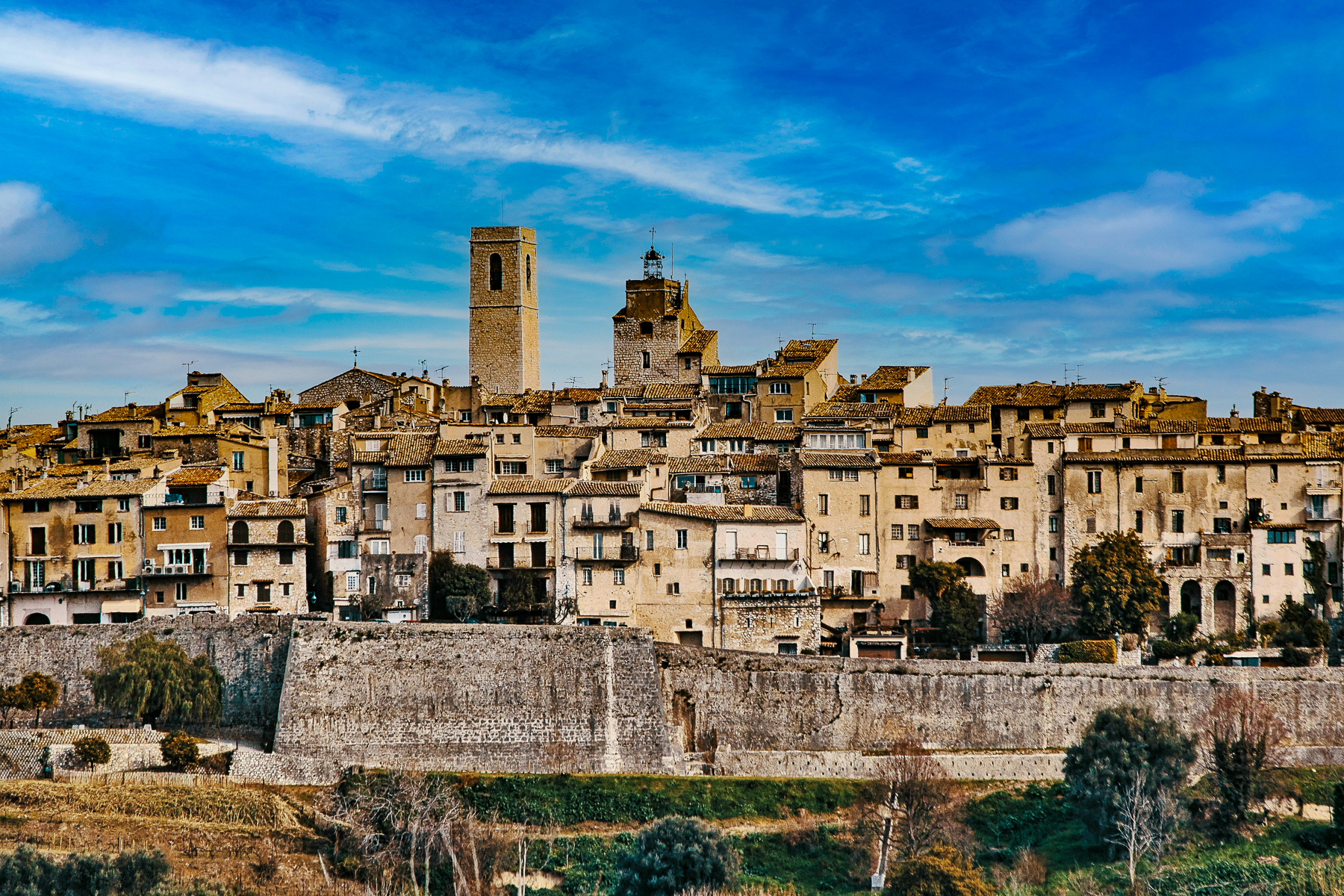 Cityscape view of St Paul de Vence