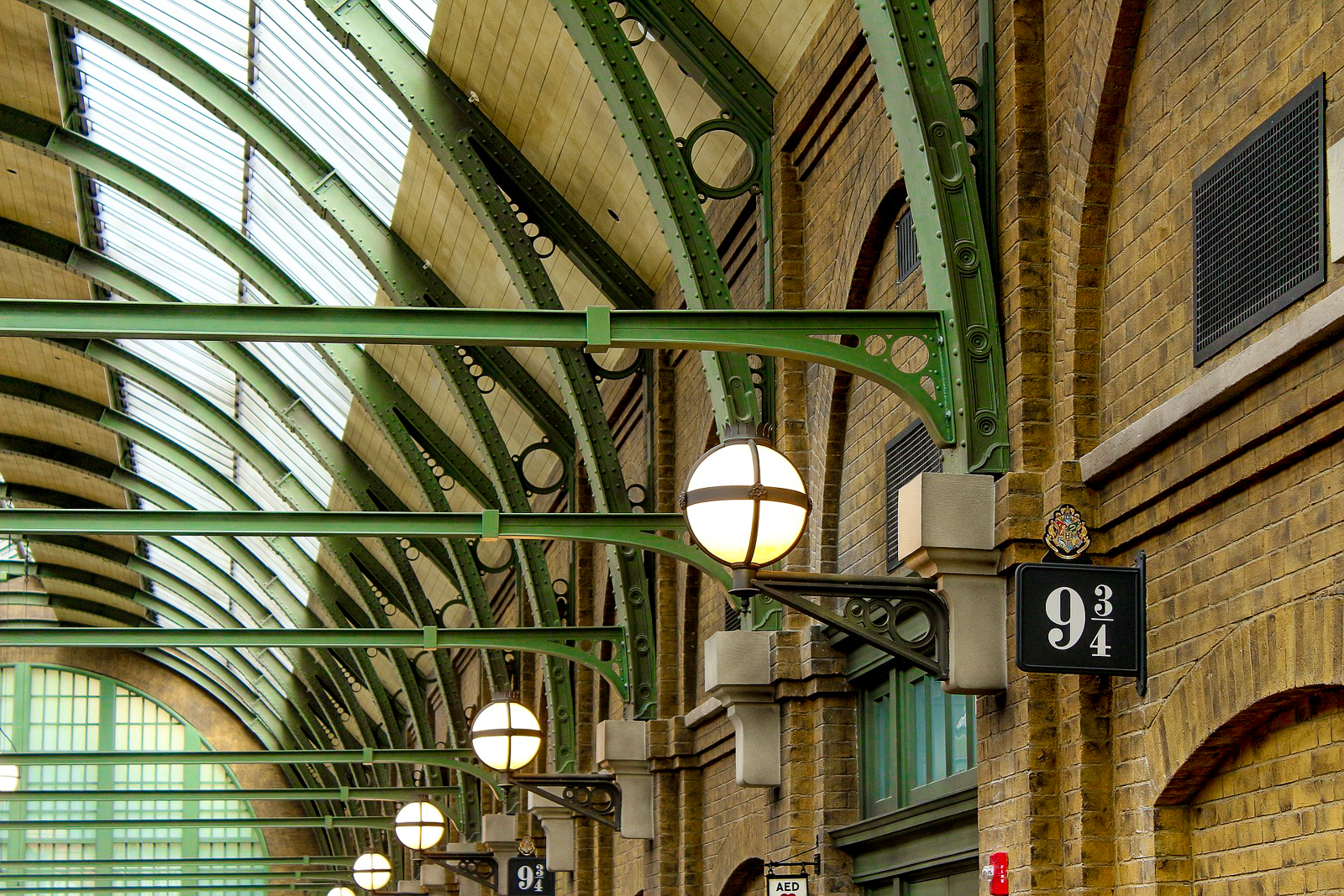 Platform 9 &3/4 at King's Cross Station in London