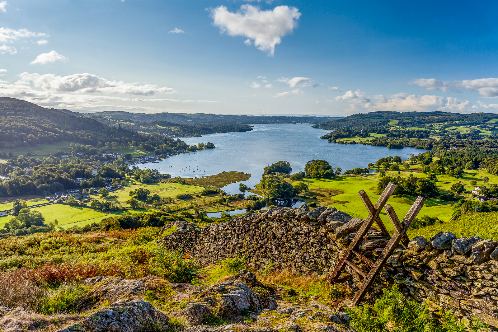 View of the Lake District in England