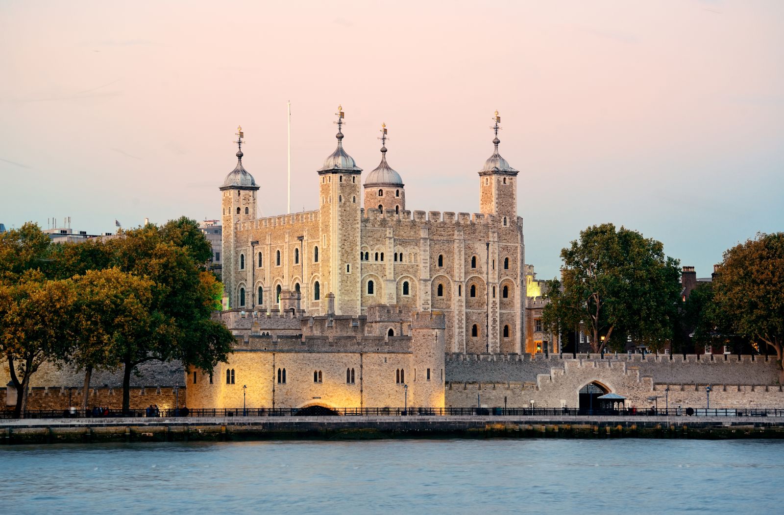 Tower of London and Thames River in London