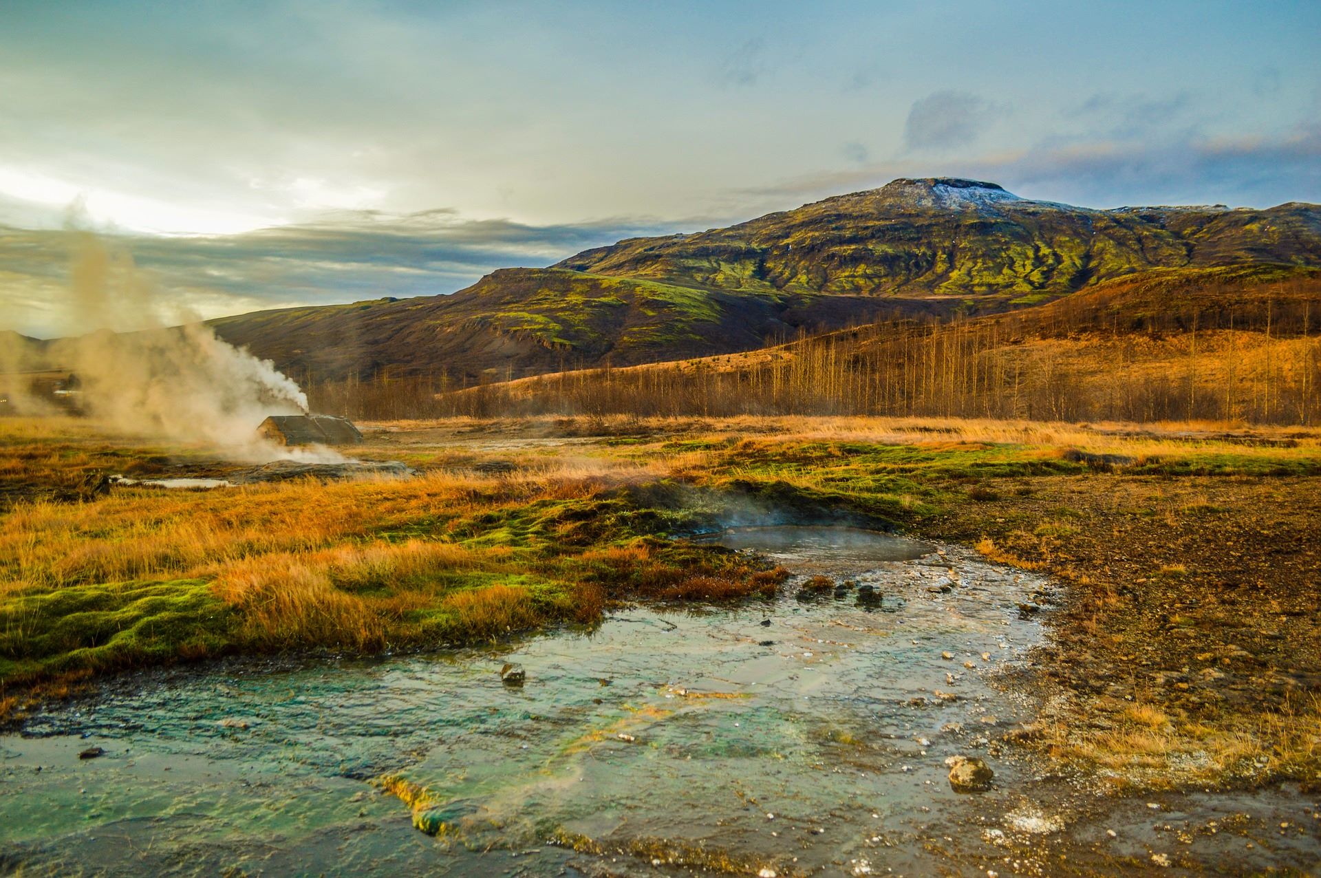 A geyser in Iceland's Golden Circle
