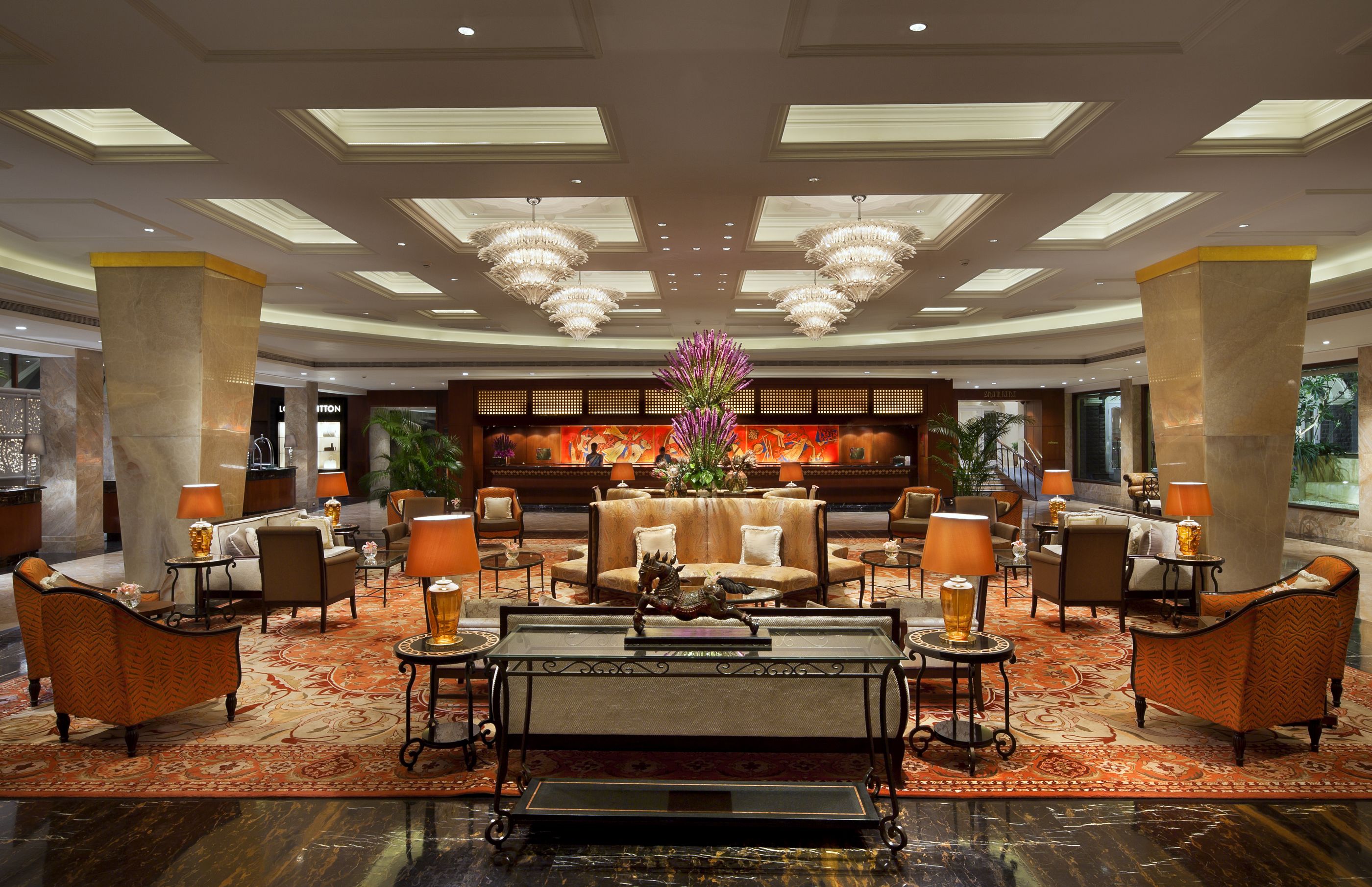 Lobby of Taj Mahal Palace Mumbai