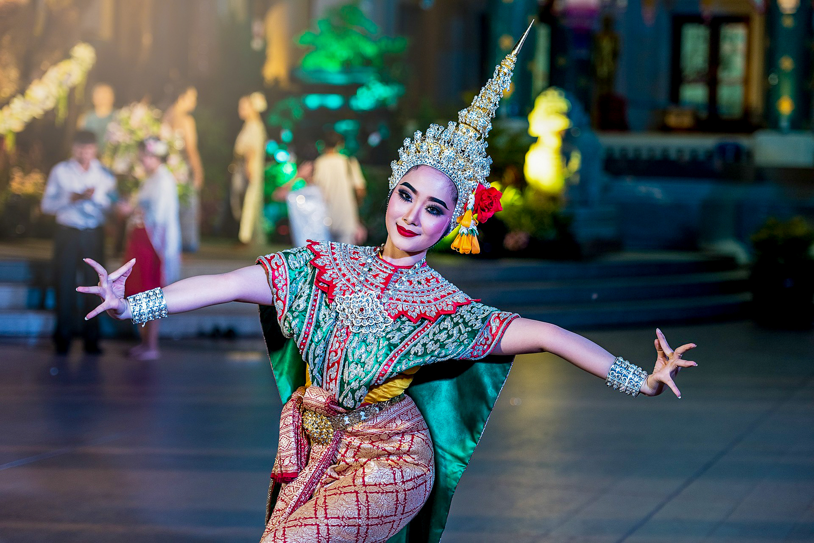 A dancer at the Ramayana Festival in Indonesia