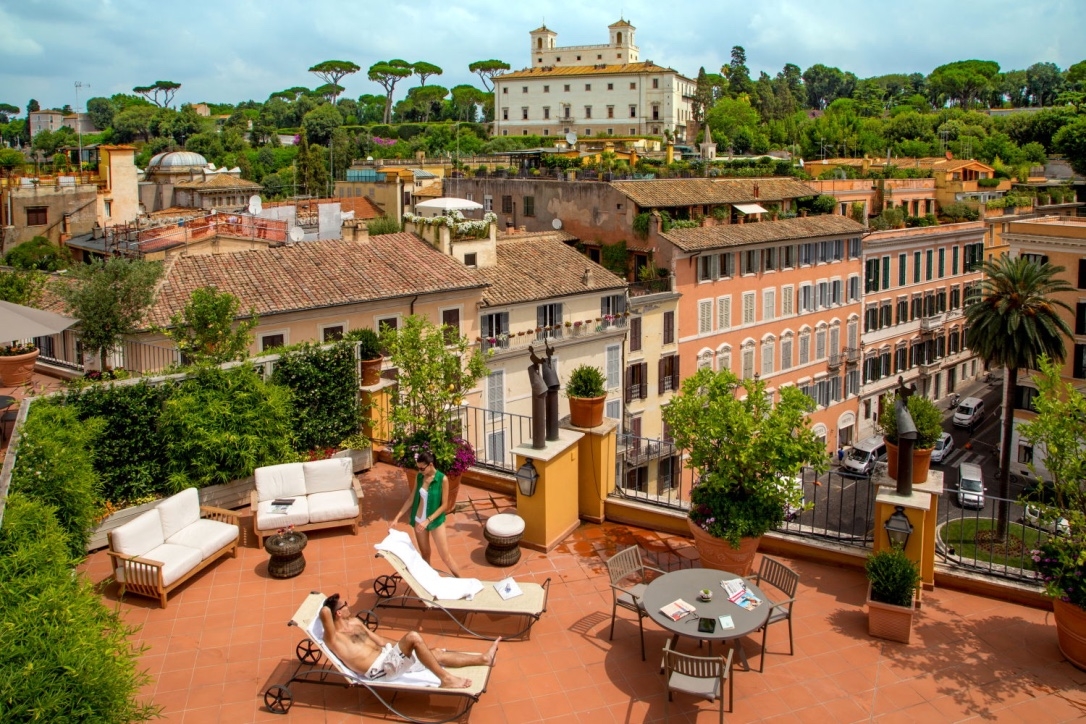 Inn at the Spanish Steps Luxury Hotel in Central Rome Red Savannah