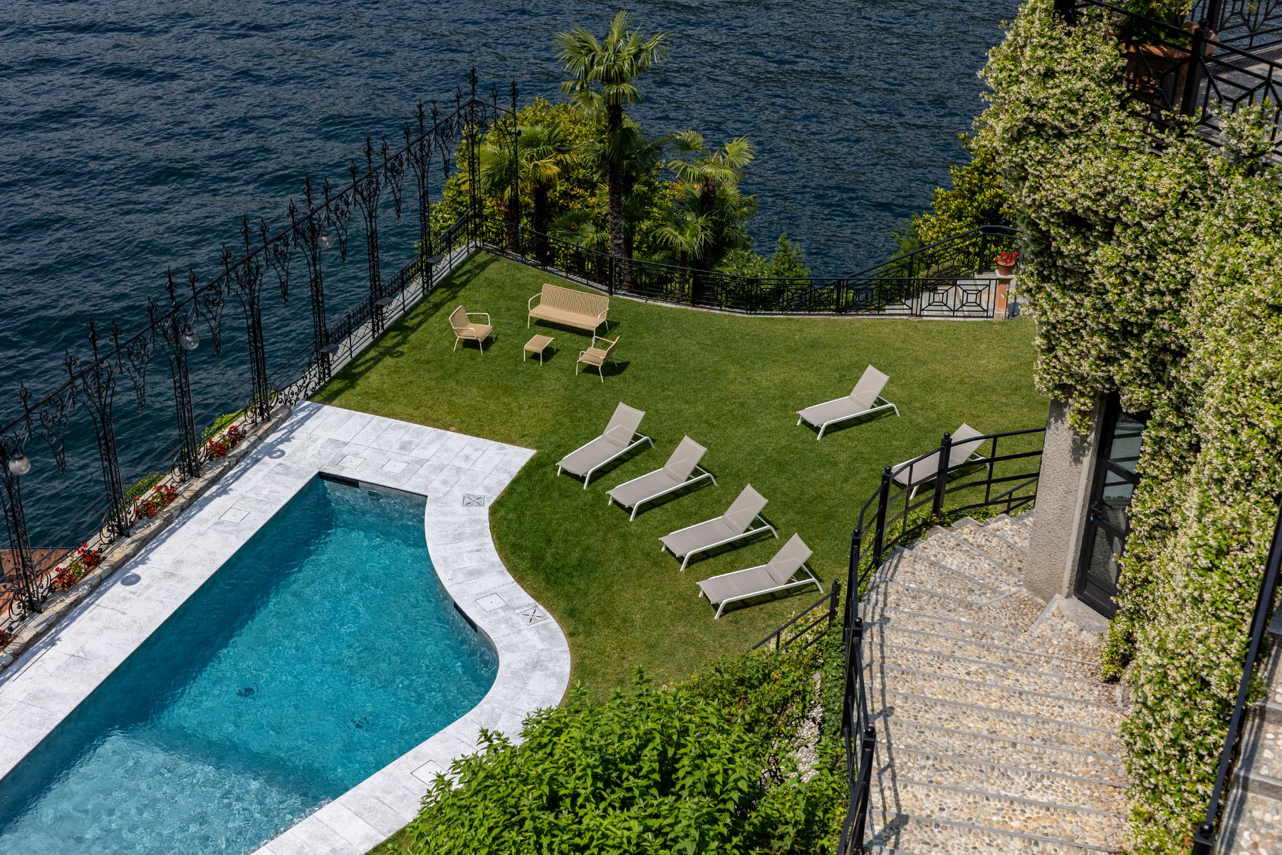 Pool at Villa Giada in Lake Como, Italy