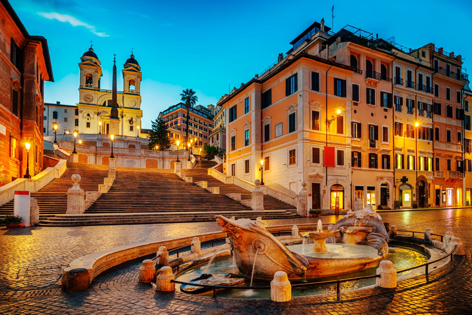 The Spanish Steps in Rome