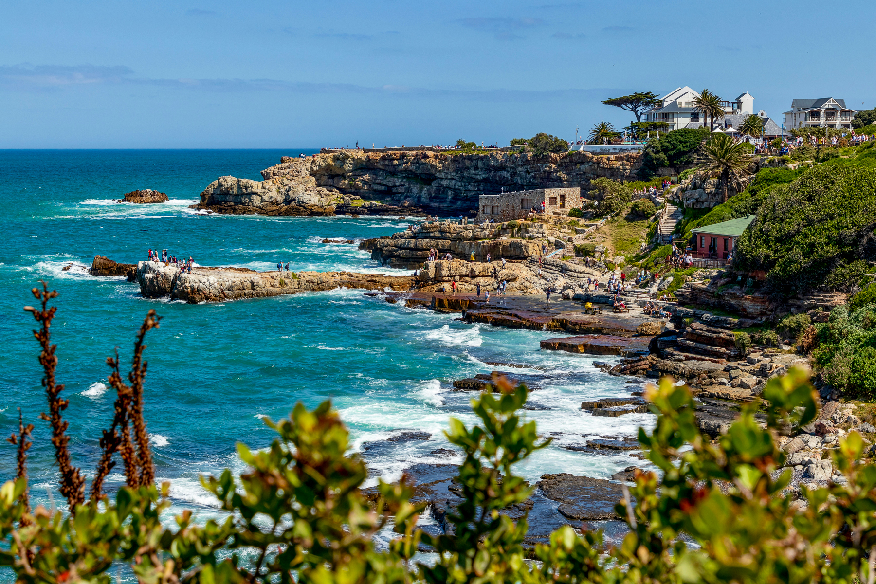 Hermanus whale watching point in South Africa