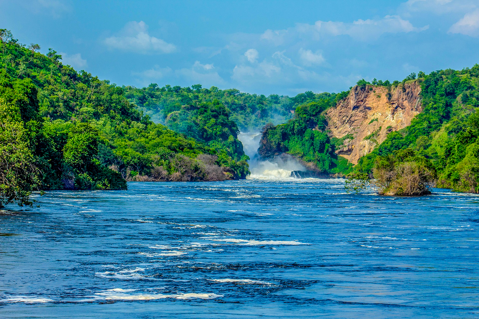 The Murchison Falls in Uganda