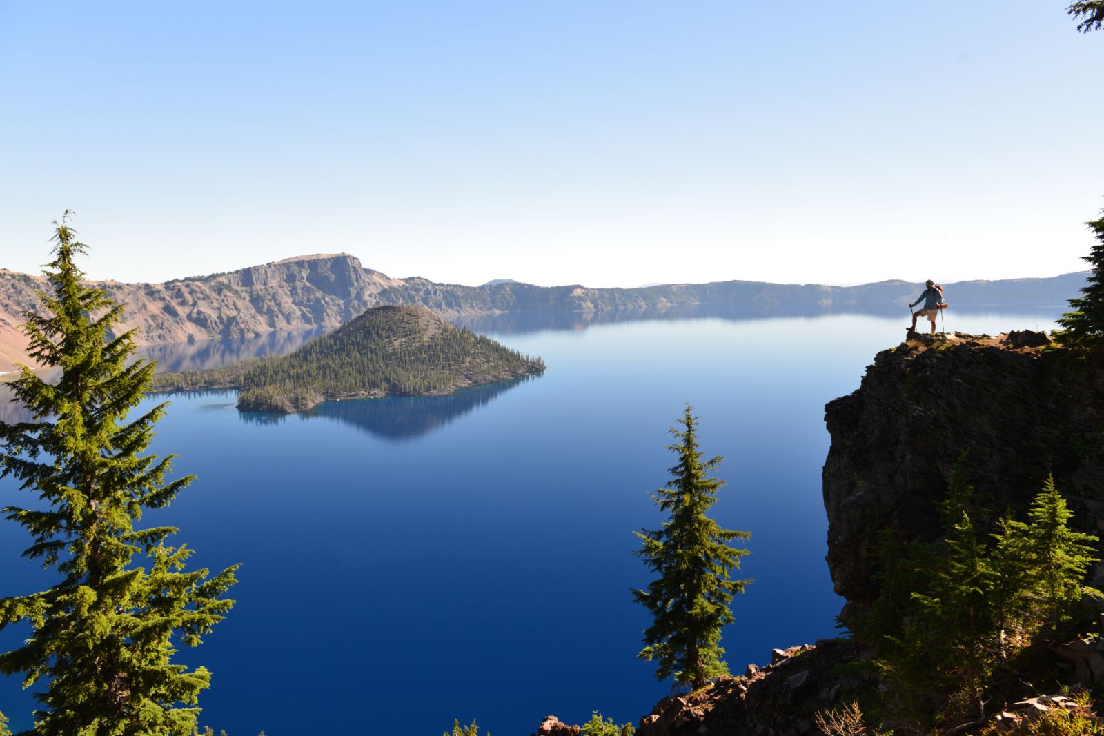 Crater lake in Oregon