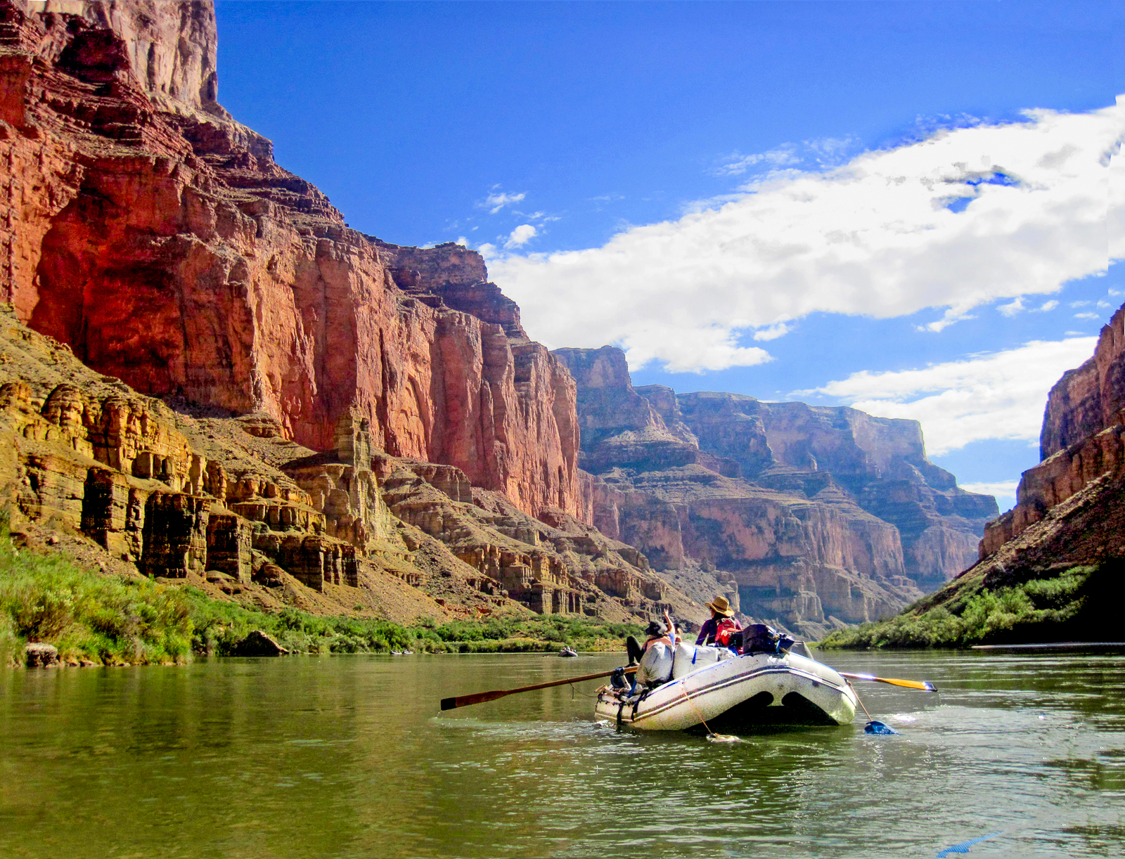 White water rafting on the Colorado River