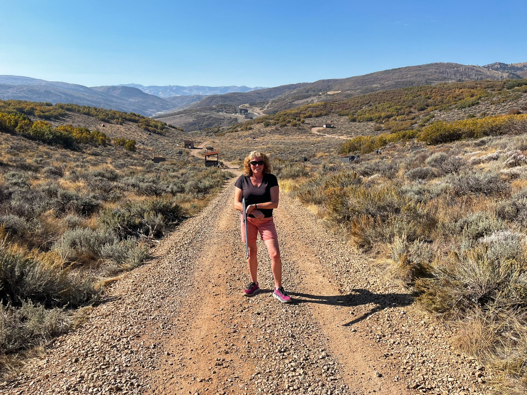 Red Savannah USA specialist Melissa Matthews on a hike from The Lodge at Blue Sky